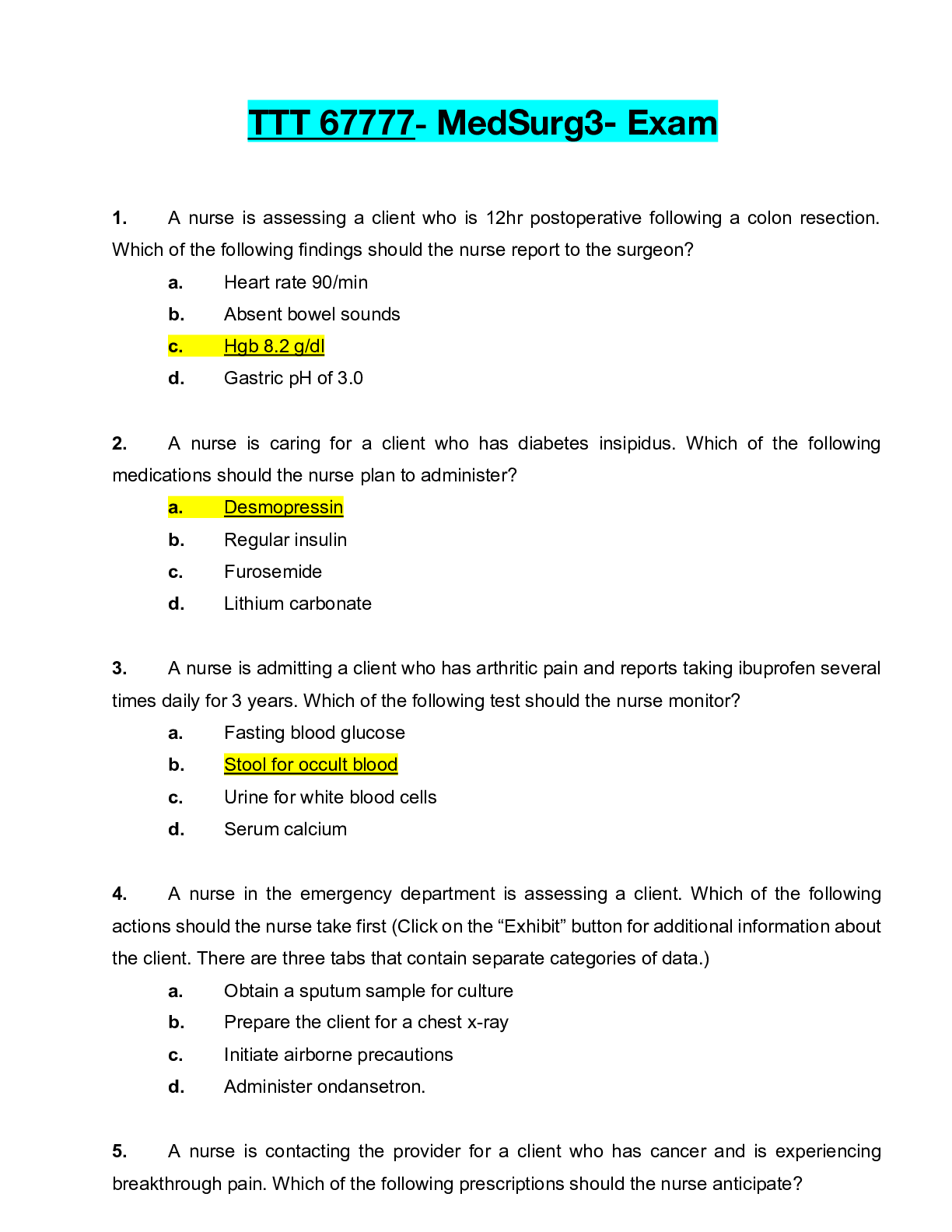 Preview of TTT 67777- MedSurg3- Exam.pdf